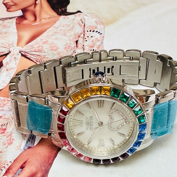 Invicta Angel Lady Ladies Watch Quartz - Picture 11 of 11